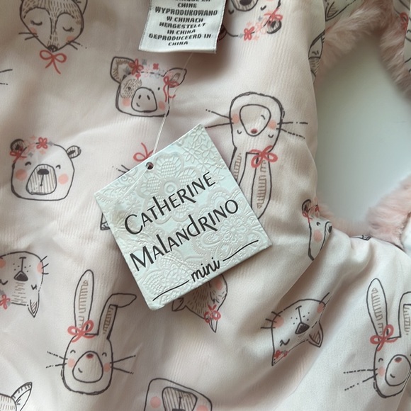 Catherine Malandrino Mini Pink Baby Fur Vest 3-6M - Picture 10 of 11